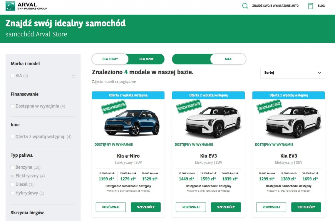 Tworząc naszą ofertę usług, bardzo mocno skupiamy się na przełamywaniu barier we wdrażaniu samochodów elektrycznych w firmach. Nieprzekonanym udostępniamy takie rozwiązania, jak car sharing czy elastyczna subskrypcja samochodów na krótszy okres, które pozwalają przetestować elektromobilność w praktyce. Zapewniamy też możliwość szkoleń dla pracowników naszych klientów, żeby żaden kierowca nie obawiał się jazdy autem, którego nie zna.
