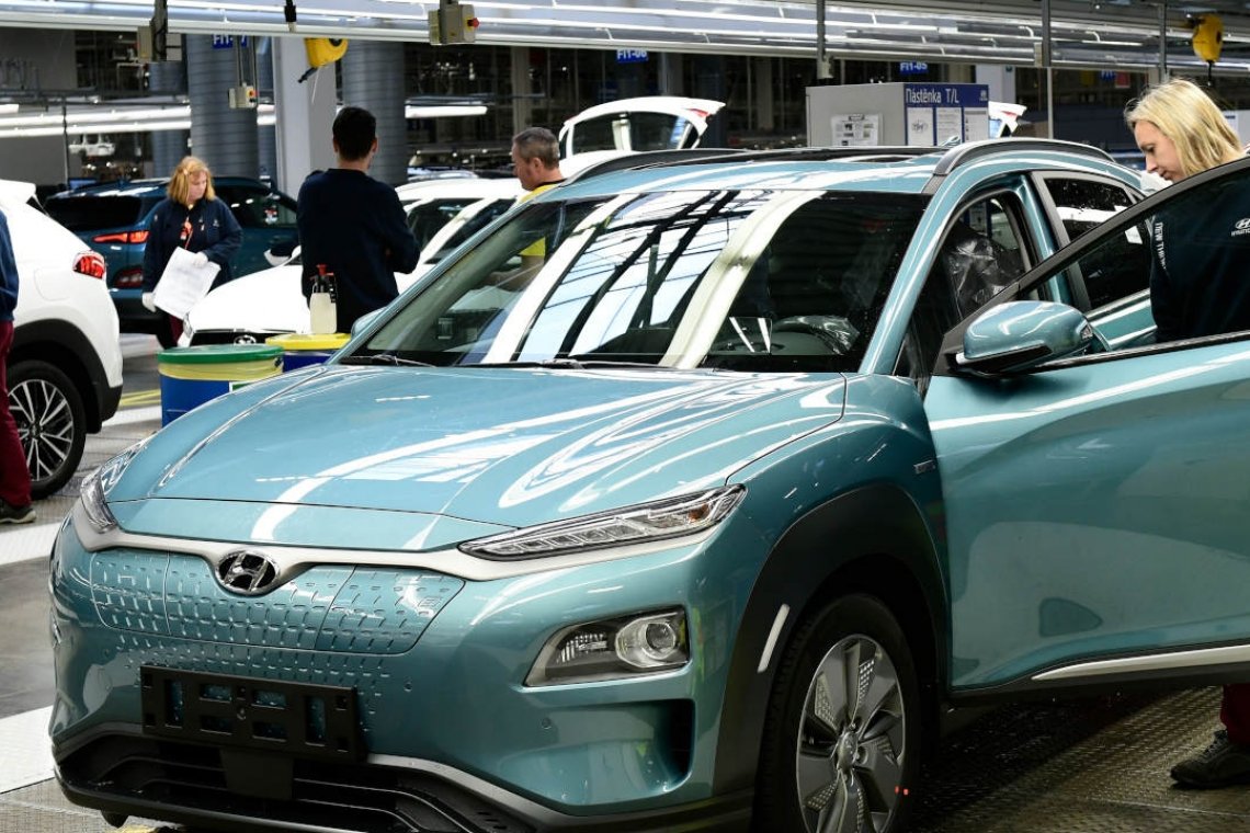hyundai kona electric factory