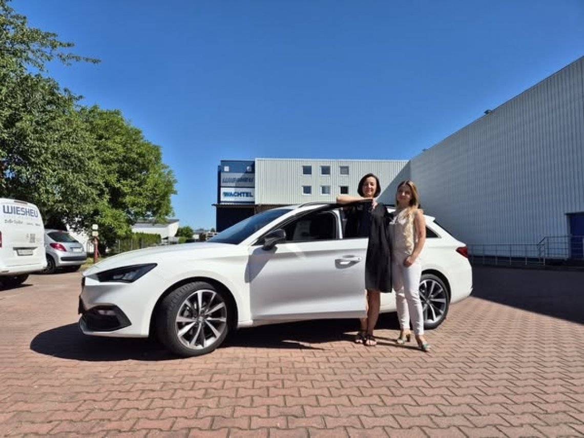W pierwszej kolejności w ramach DTF Seat Leon trafił do firmy Wiesheu.