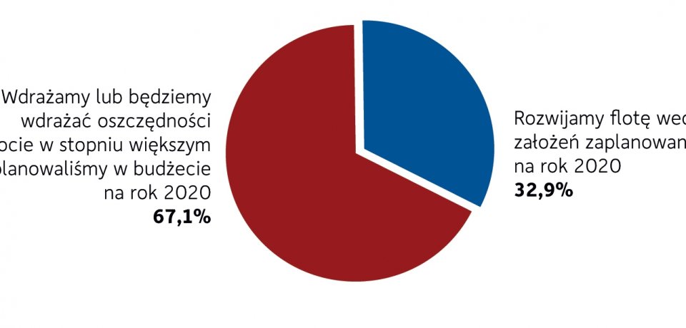 Wykres 8. Jakie perspektywy rozwoju rysują się w ankietowanych flotach w okresie najbliższych kilku miesięcy i roku?
